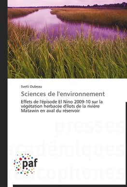 Sciences de l'environnement