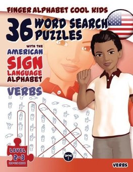 36 Word Search Puzzles with the American Sign Language Alpha