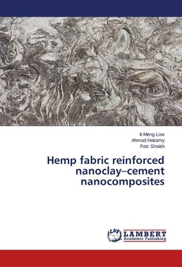 Hemp fabric reinforced nanoclay-cement nanocomposites