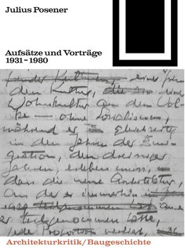 Aufsätze und Vorträge 1931-1980