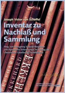 Inventar zu Nachlaß und Sammlung 3 Bände