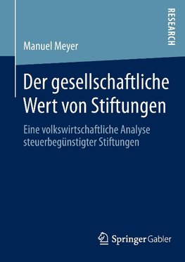 Der gesellschaftliche Wert von Stiftungen