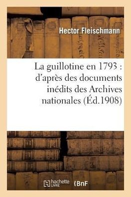 La guillotine en 1793
