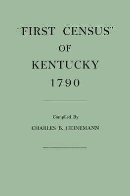 First Census of Kentucky, 1790