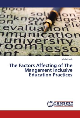 The Factors Affecting of The Mangement Inclusive Education Practices