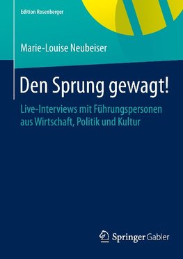 Den Sprung gewagt!