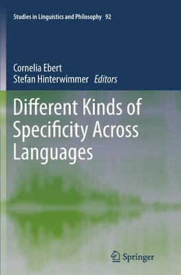 Different Kinds of Specificity Across Languages