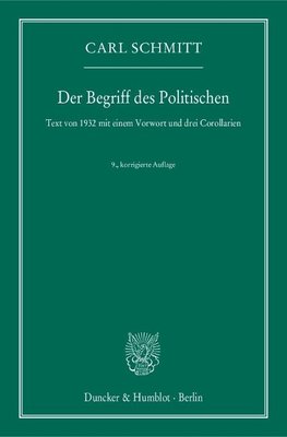 Der Begriff des Politischen.