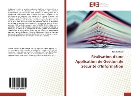 Réalisation d'une Application de Gestion de Sécurité d'Information