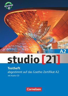 studio [21] Grundstufe A2: Gesamtband. Testheft mit Audio-CD