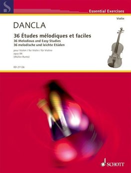 36 melodische und leichte Etüden