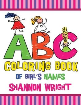 ABC Coloring Book of Girl's Names