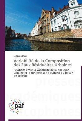 Variabilité de la Composition des Eaux Résiduaires Urbaines