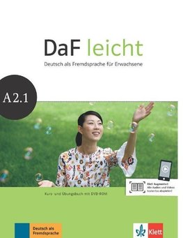 DaF leicht / Kurs- und Übungsbuch + DVD-ROM A2.1