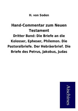Hand-Commentar zum Neuen Testament