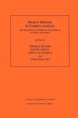 Modern Methods in Complex Analysis