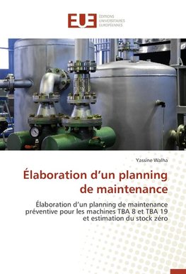 Élaboration d'un planning de maintenance