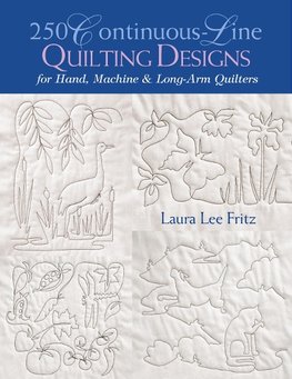 250 Continuous-Line Quilting Designs - Print on Demand Edition