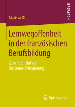 Lernwegoffenheit in der französischen Berufsbildung