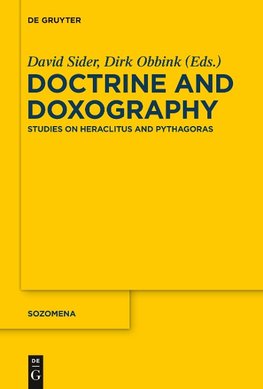 Doctrine and Doxography