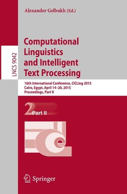 Computational Linguistics and Intelligent Text Processing