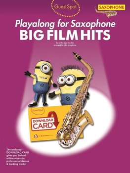 Guest Spot: Big Film Hits Playalong For Alto Saxophone(Book/Download Card)