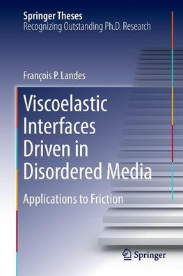 Viscoelastic Interfaces Driven in Disordered Media
