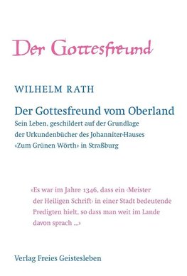Der Gottesfreund vom Oberland
