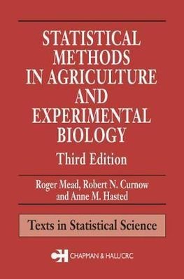 Statistical Methods in Agriculture and Experimental Biology