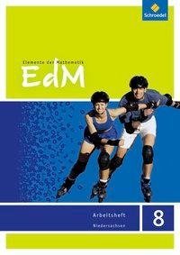 Elemente der Mathematik 8. Arbeitsheft. G9 in Niedersachsen