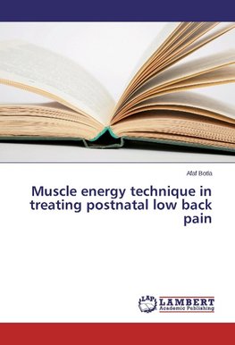 Muscle energy technique in treating postnatal low back pain