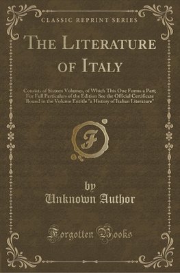 Author, U: Literature of Italy