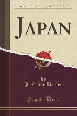 Becker, J: Japan (Classic Reprint)