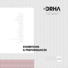 Exhibitions & Performances DRHA2014