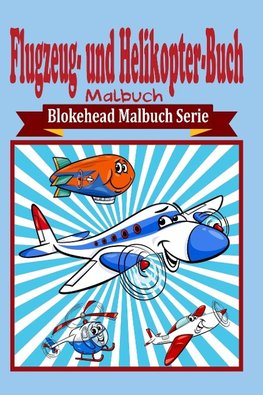Flugzeug- und Helikopter-Buch Malbuch