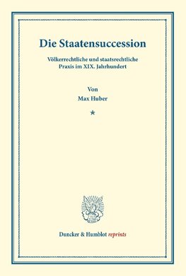Die Staatensuccession