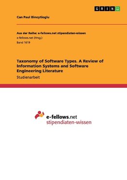 Taxonomy of Software Types. A Review of Information Systems and Software Engineering Literature