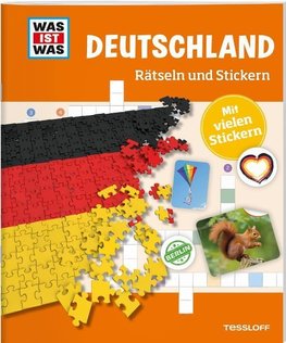 Rätseln und Stickern: Deutschland