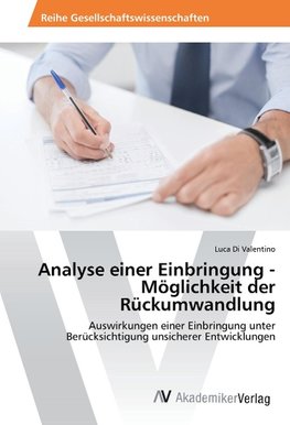 Analyse einer Einbringung - Möglichkeit der Rückumwandlung