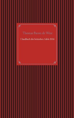 Handbuch des britischen Adels 2016