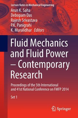 Fluid Mechanics and Fluid Power - Contemporary Research