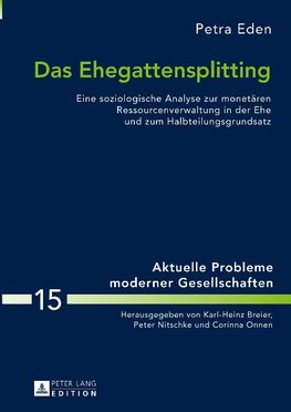 Das Ehegattensplitting