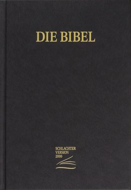 Schlachter 2000 Bibel - Großdruckausgabe (Hardcover, schwarz)