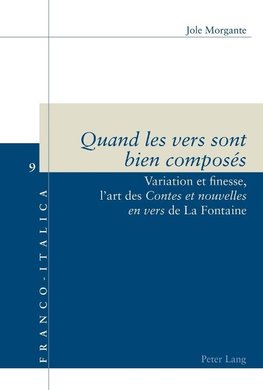 'Quand les vers sont bien composés'