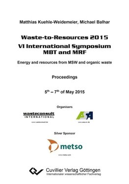 Waste-to-Resources 2015