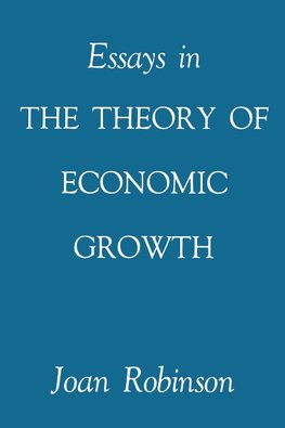 Essays in the Theory of Economic Growth