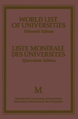 World List of Universities / Liste Mondiale des Universites