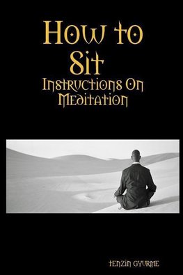 How to Sit, Instructions on Meditation
