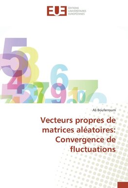 Vecteurs propres de matrices aléatoires: Convergence de fluctuations