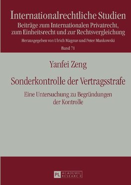 Sonderkontrolle der Vertragsstrafe